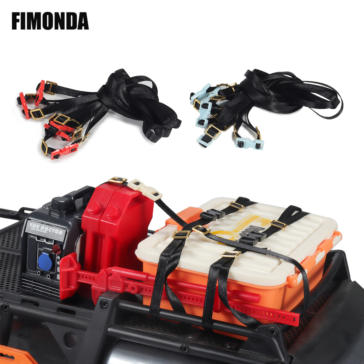 Rc Hobby Racing - 5Pcs Scale Luggage Rope Roof Rack