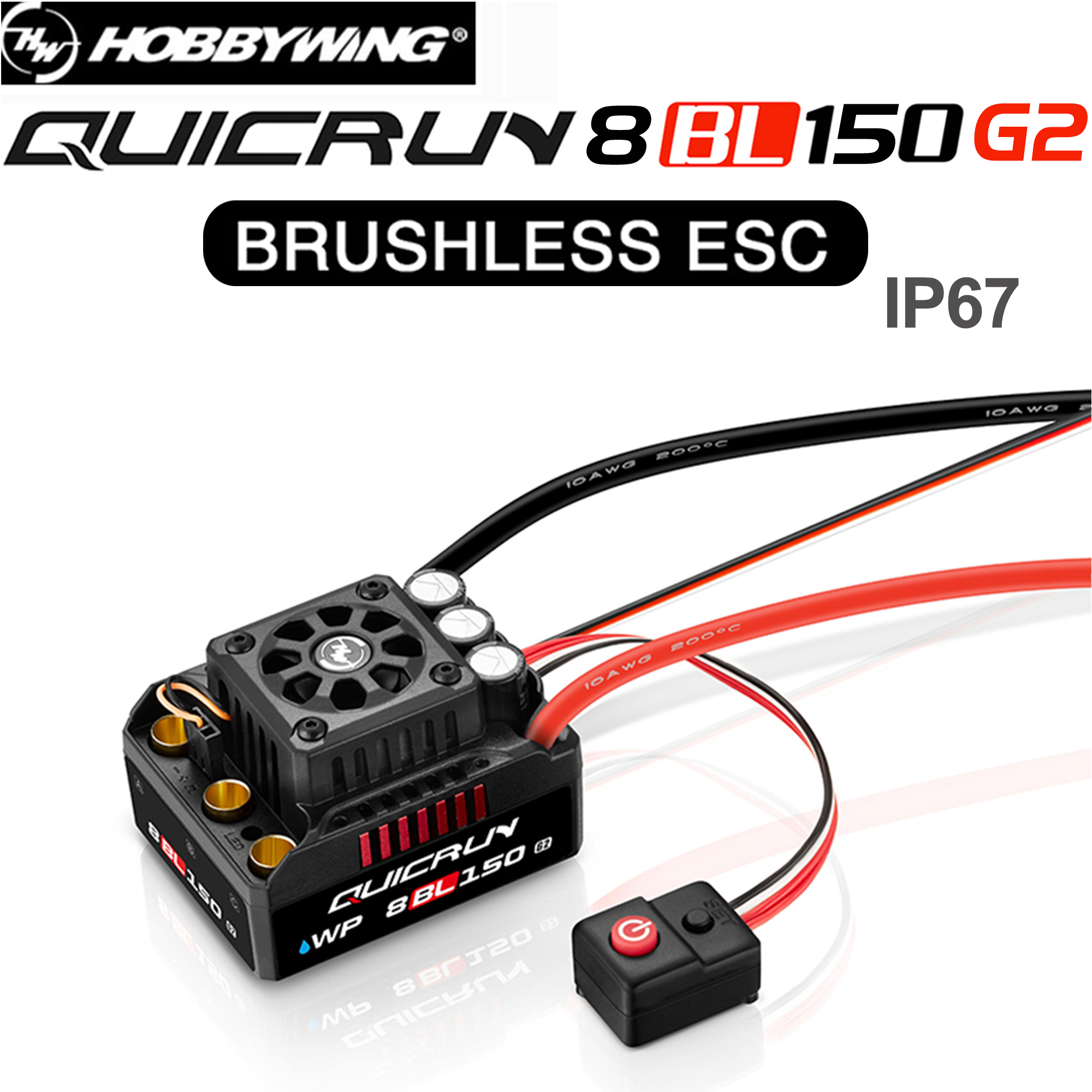 Rc Hobby Monster Truck - HOBBYWING QuicRun WP 8BL150 G2 3-6S