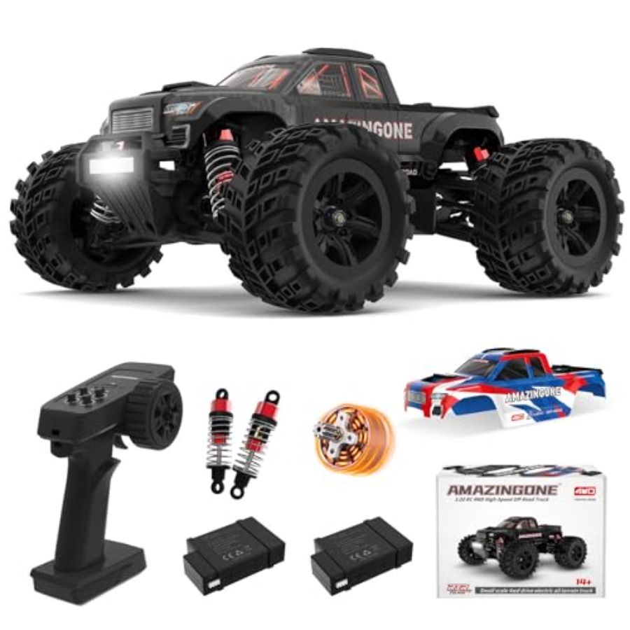 20208 1/20 Scale Brushless Fas - مراجعة Rc Hobby Monster Truck وسعره