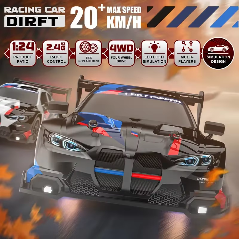 4WD-2.4G Drift Racing Car 1:24 - مراجعة Hobby Quality Rc Cars وسعره