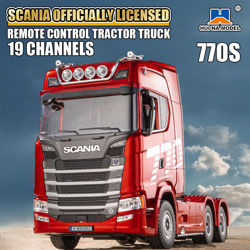 HUINA SCANIA 770S Trailer Head - مراجعة Hobby Rc Van وسعره