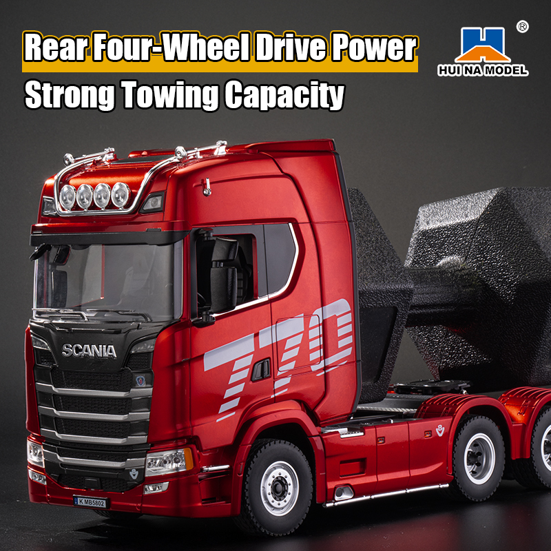 HUINA SCANIA 770S Trailer Head - مراجعة Hobby Rc Van وسعره