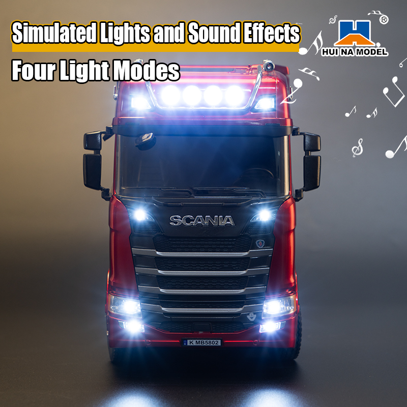 HUINA SCANIA 770S Trailer Head - مراجعة Hobby Rc Van وسعره