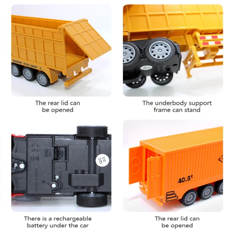 1/48 RC Container Truck Toy Ki - مراجعة Hobby Rc Van وسعره