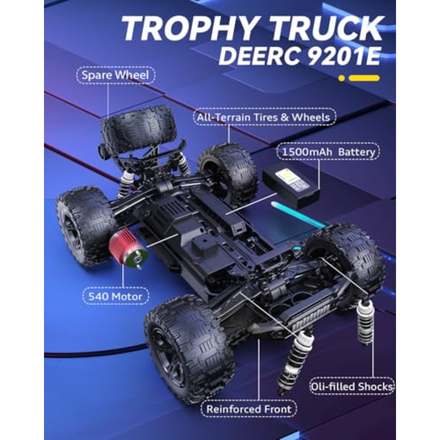 9201E 1:10 Large Remote Contro - مراجعة Rc Hobby Monster Truck وسعره