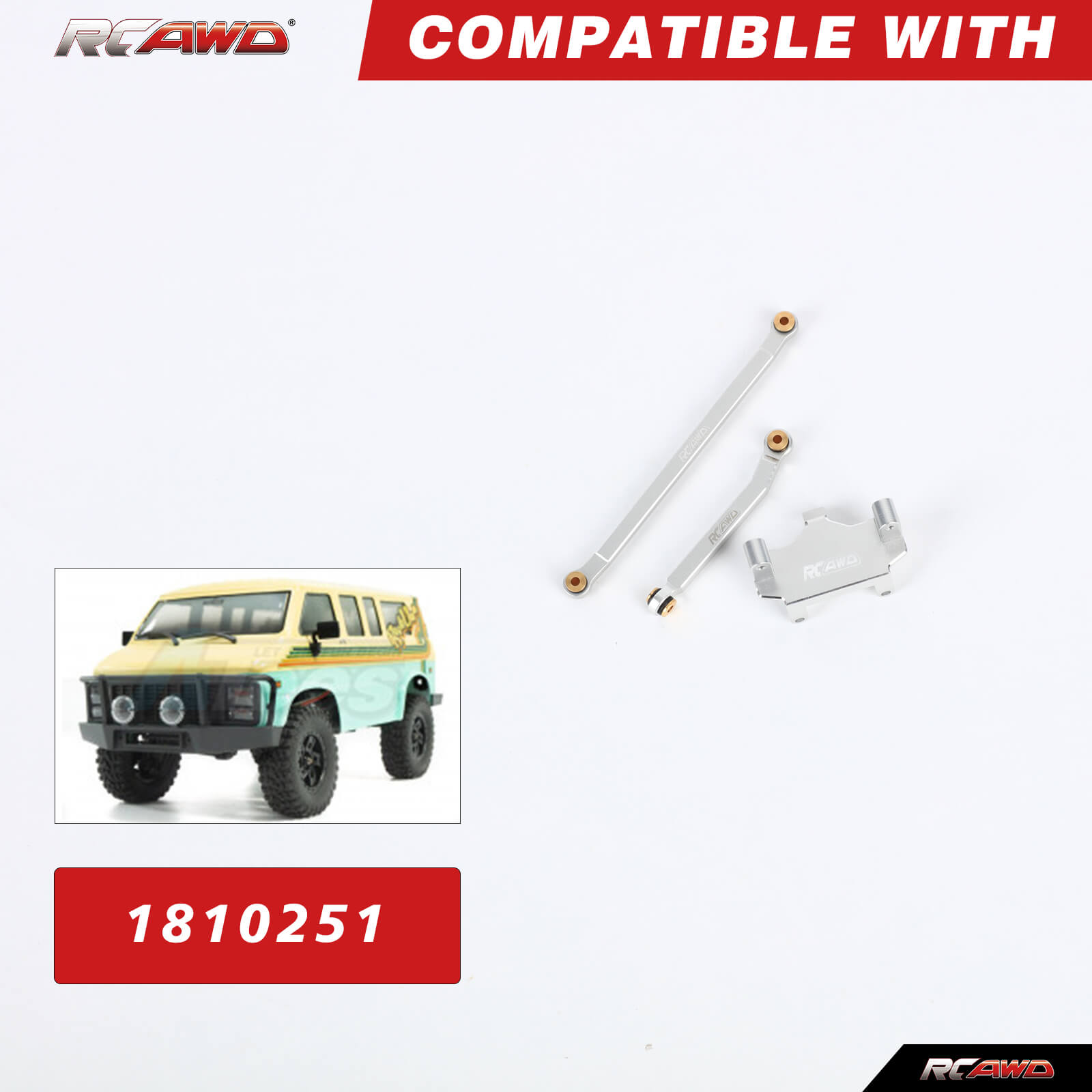 RCAWD Alloy CR18P Servo Mount  - مراجعة Hobby Rc Van وسعره