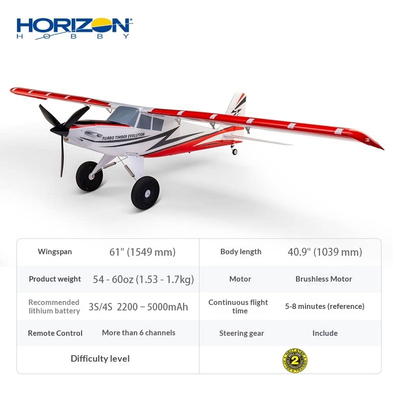Horizon Hobby Turbo Timber Evo - مراجعة Rc Planes Horizon Hobby وسعره