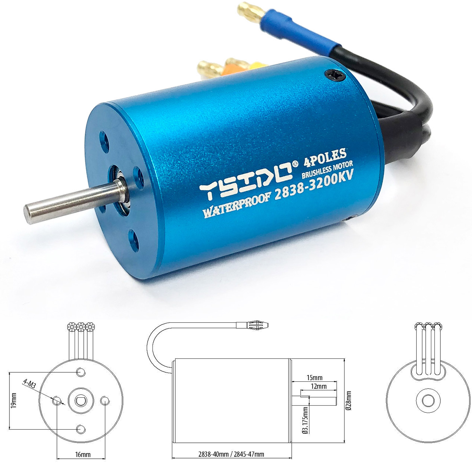 YSIDO 2435 2440 2838 2847 Brus - مراجعة Rc Remo Hobby وسعره