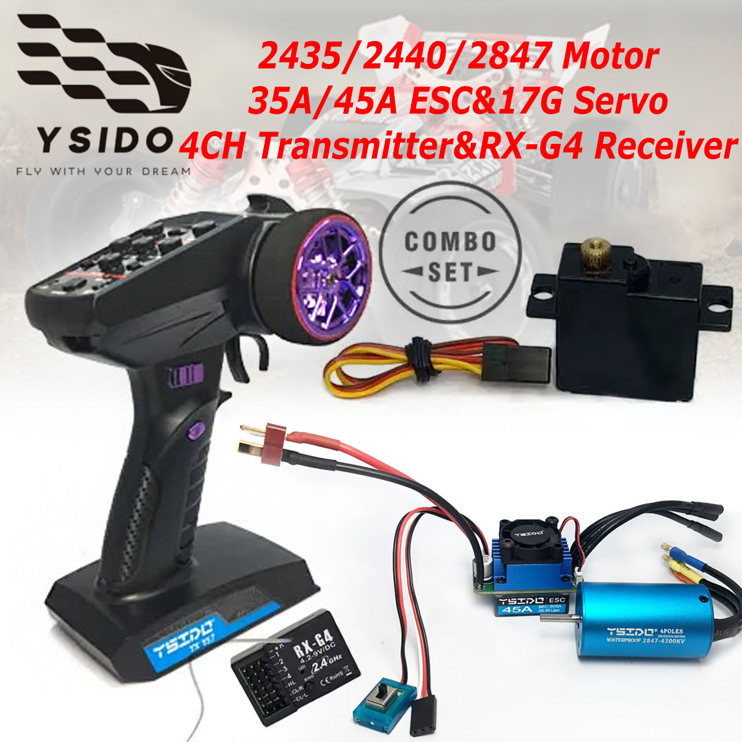 YSIDO Brushless Combo Upgrade  - مراجعة Rc Remo Hobby وسعره