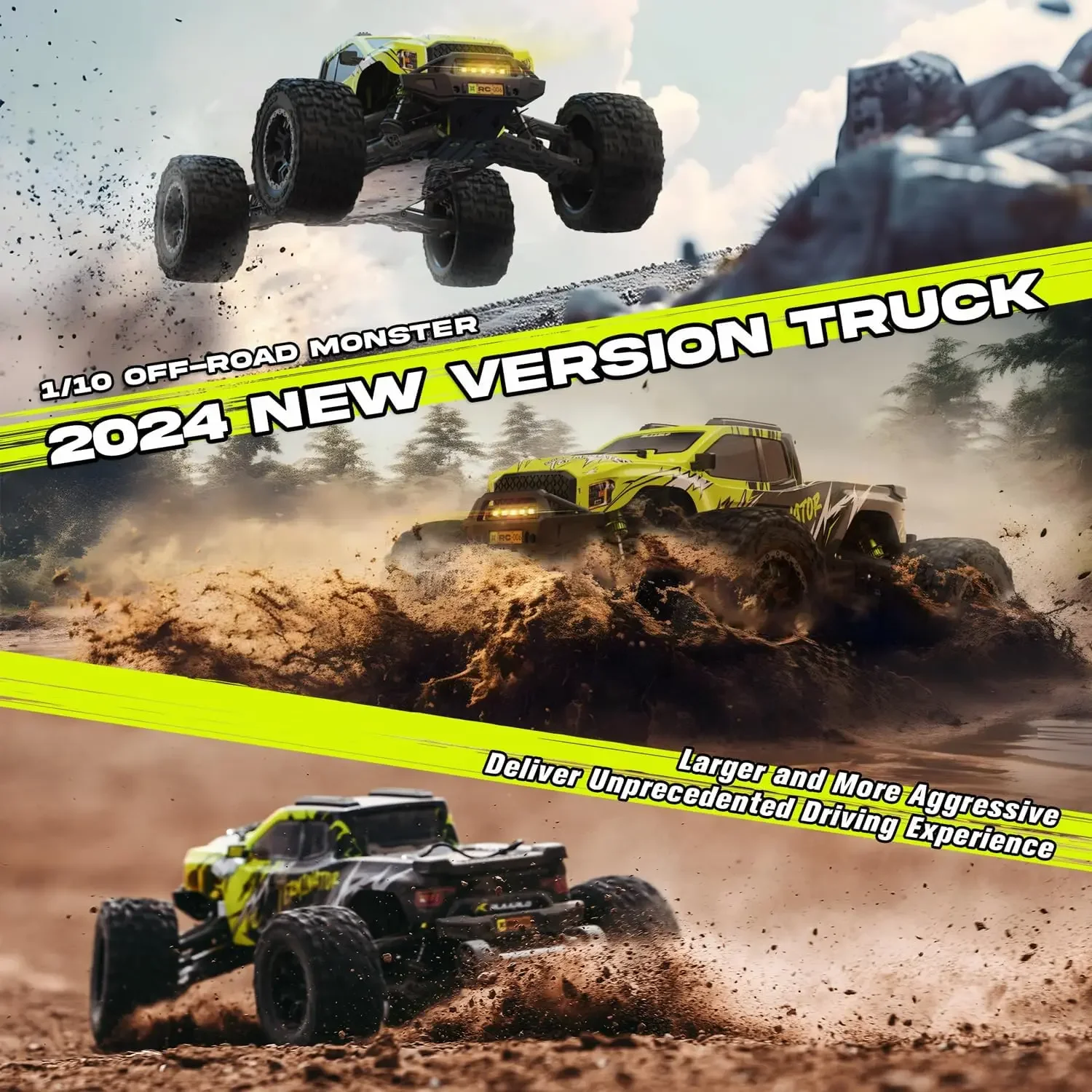 1/10 RTR Brushless Fast RC Car - مراجعة Rc Hobby Monster Truck وسعره