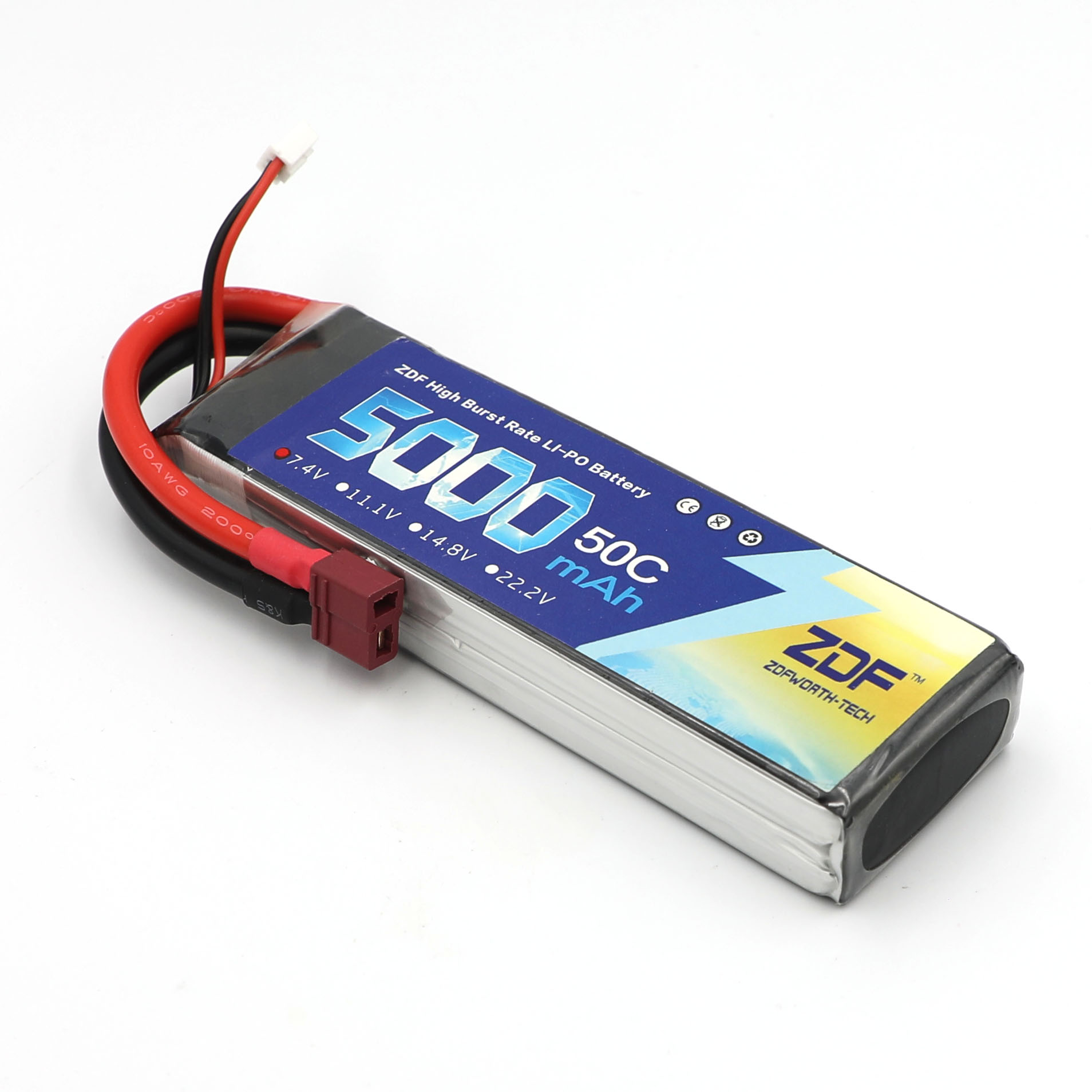 ZDF RC Lipo Battery 7.4V 5000m - مراجعة Rc Remo Hobby وسعره
