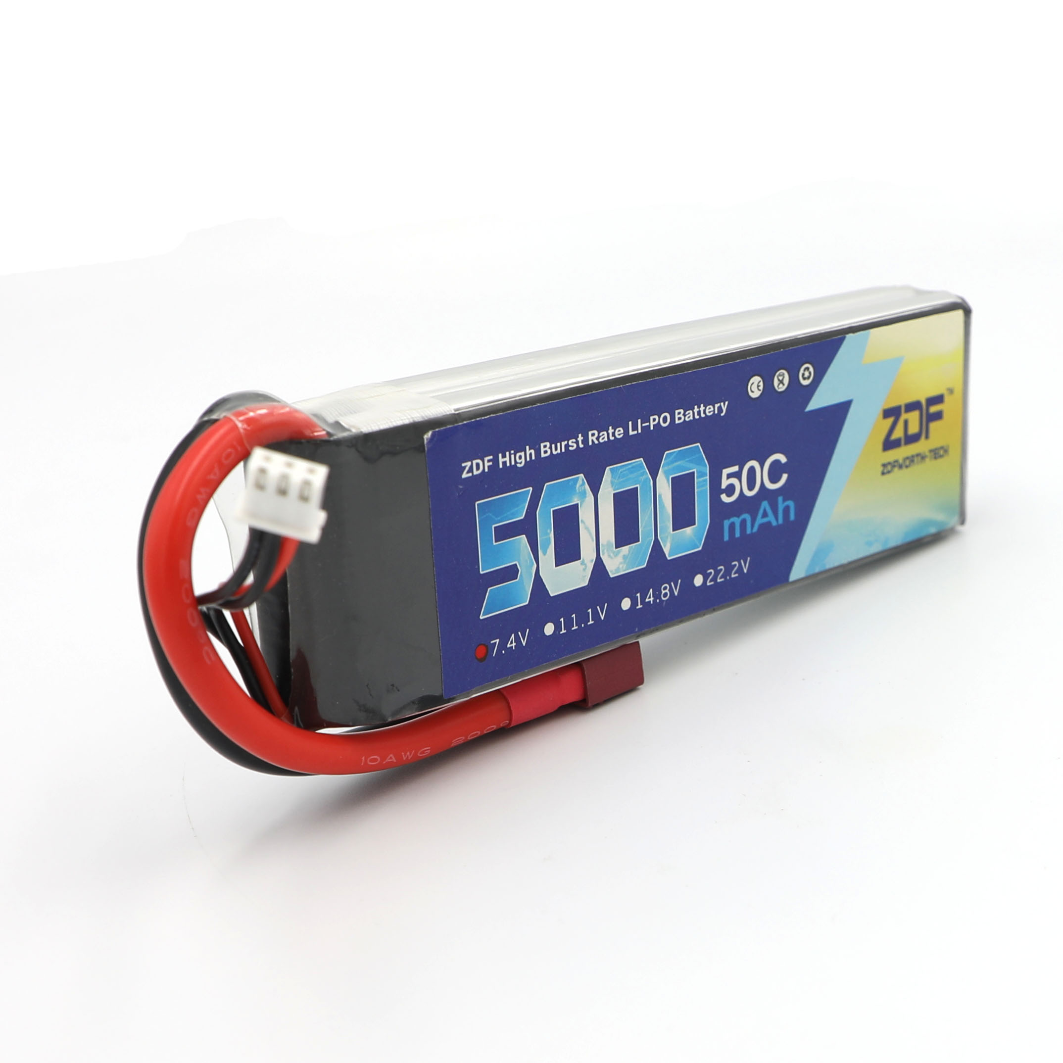 ZDF RC Lipo Battery 7.4V 5000m - مراجعة Rc Remo Hobby وسعره