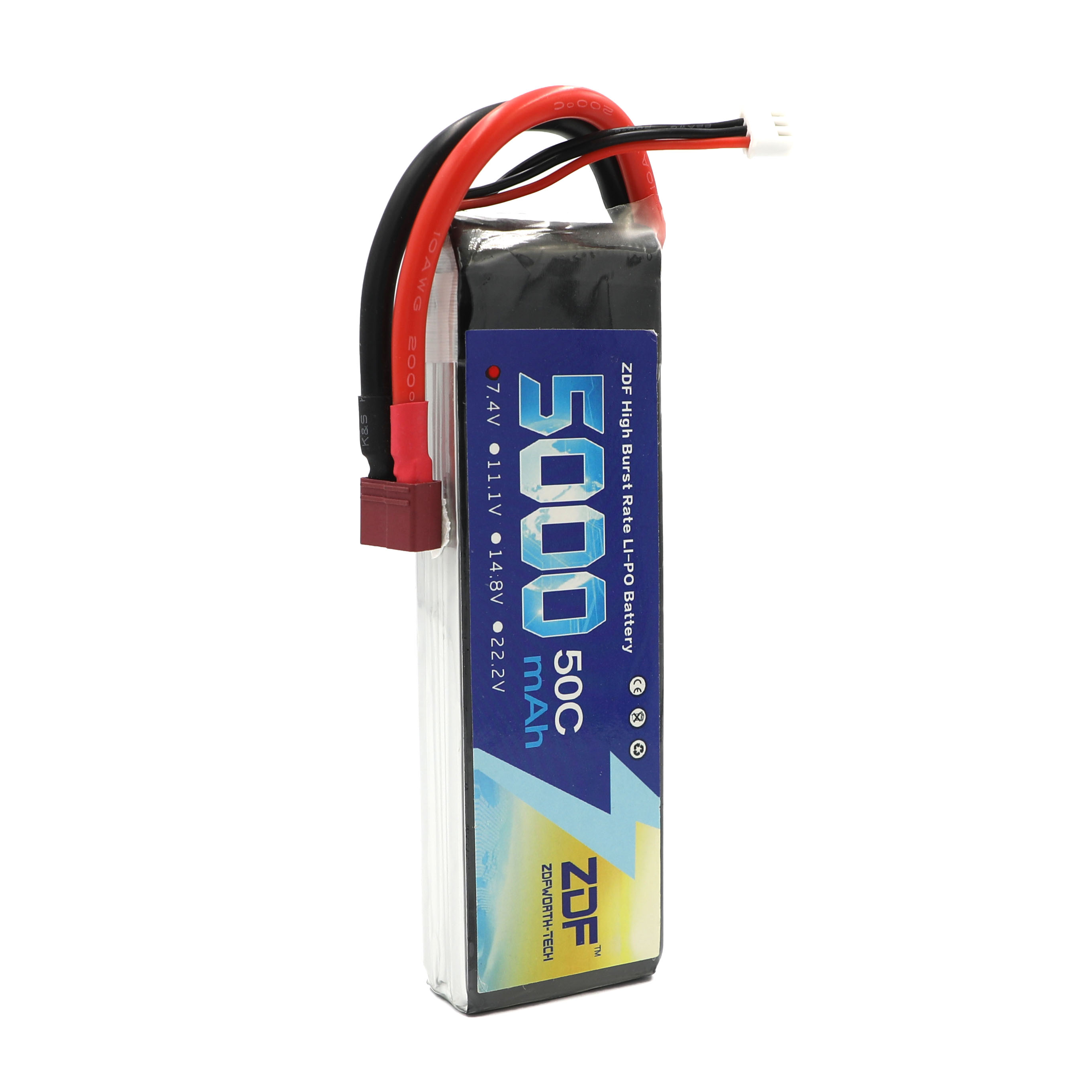 ZDF RC Lipo Battery 7.4V 5000m - مراجعة Rc Remo Hobby وسعره