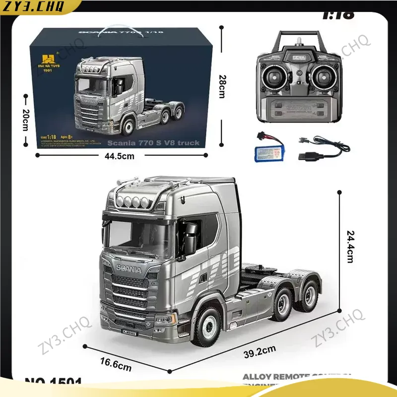 1/18 Huina 1509 Rc Semi Dump T - مراجعة Hobby Rc Van وسعره