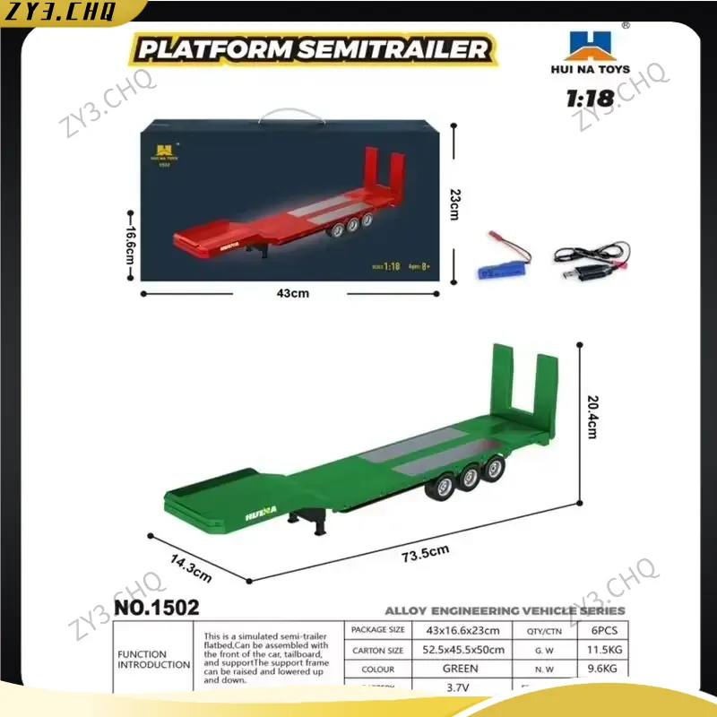 1/18 Huina 1509 Rc Semi Dump T - مراجعة Hobby Rc Van وسعره