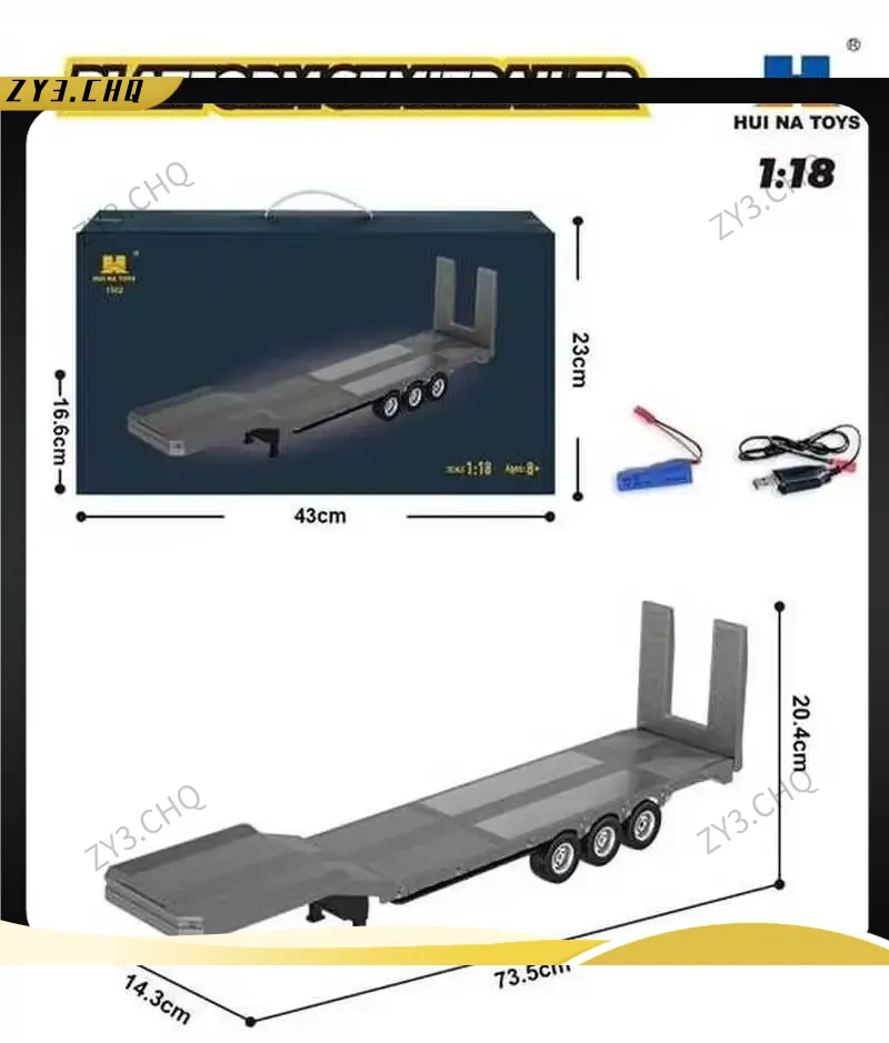 1/18 Huina 1509 Rc Semi Dump T - مراجعة Hobby Rc Van وسعره