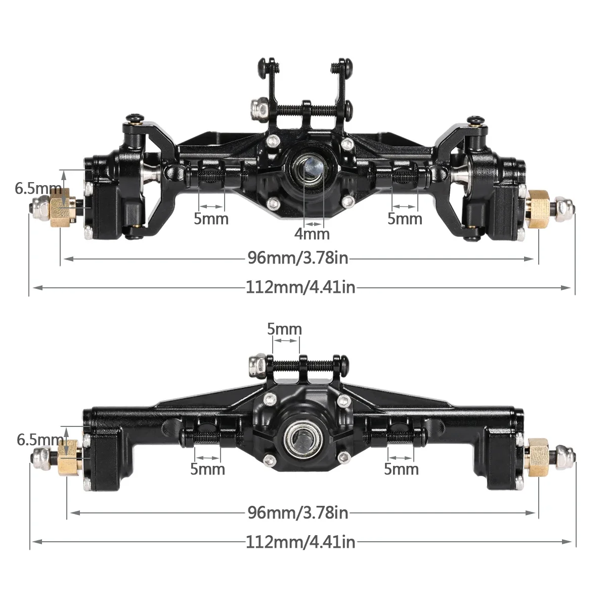 TRX4M Aluminum Front Rear Port - مراجعة Rc Hobby Racing وسعره