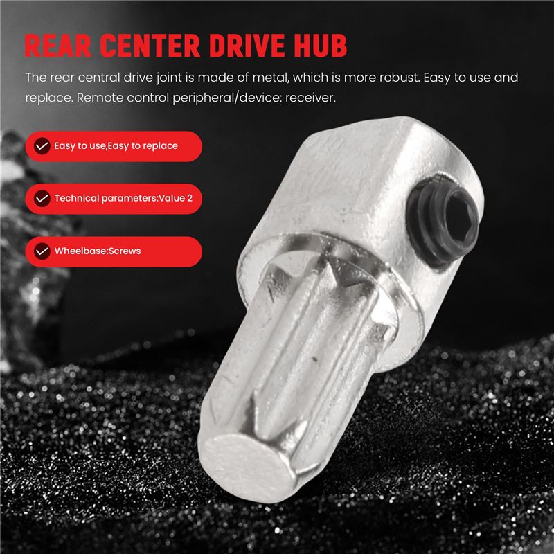 ABJA-3Pcs Rear Center Drive Hu - مراجعة Rc Remo Hobby وسعره