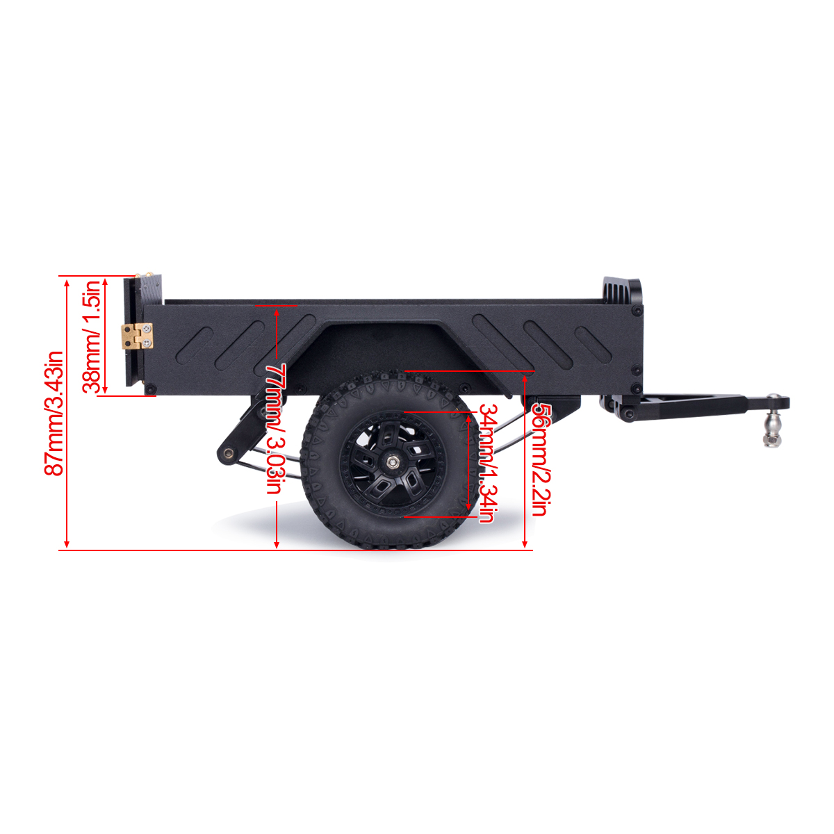 Aluminum Machined Utility Trai - مراجعة Hobby Rc Van وسعره