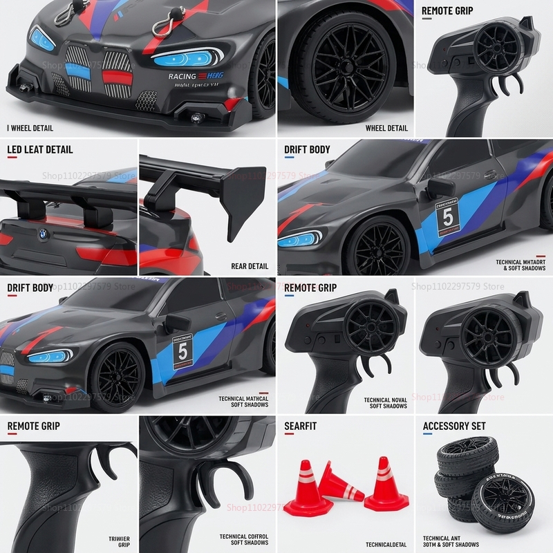 NEW 4WD 2.4G Drift Racing Car  - مراجعة Hobby Quality Rc Cars وسعره