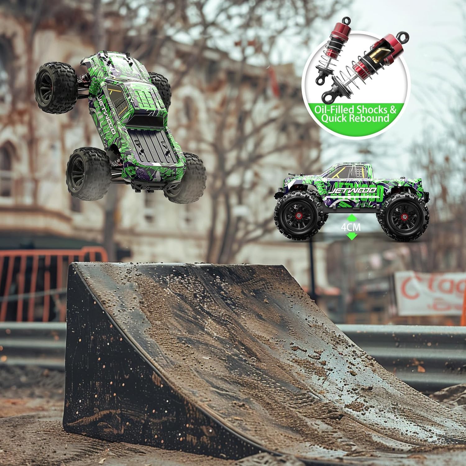 1/16 RC Car 38kph 4WD Ready to - مراجعة Rc Hobby Monster Truck وسعره