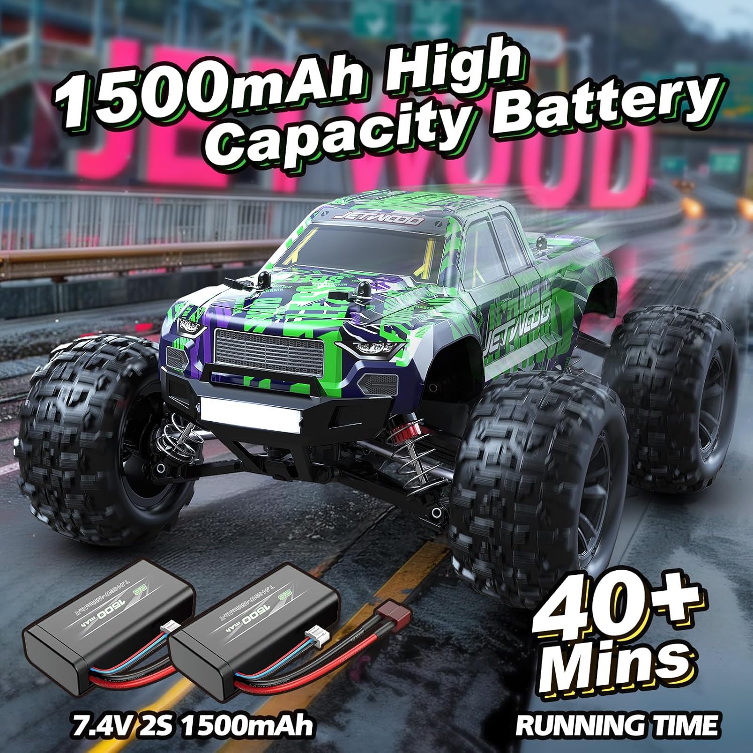 1/16 RC Car 38kph 4WD Ready to - مراجعة Rc Hobby Monster Truck وسعره